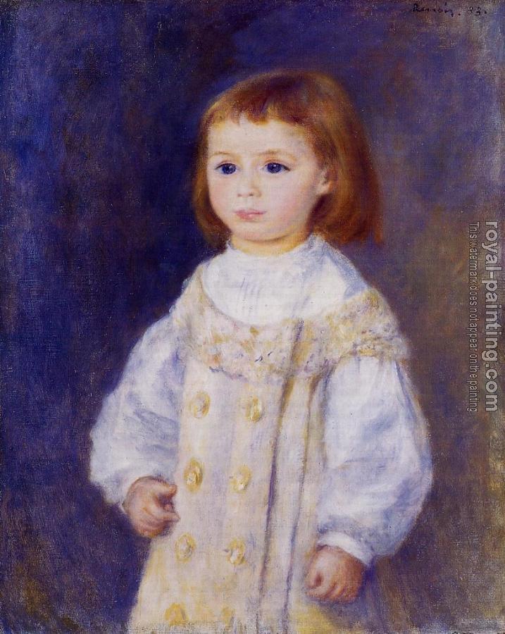 Pierre Auguste Renoir : Child in a White Dress, Lucie Berard